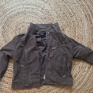 Lulu's Taupe Suede Jacket